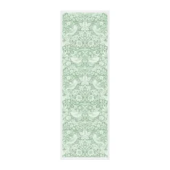 Strawberry Thief tafelloper 50x150 cm, Groen