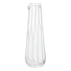 Stripe karaf met dop 0,8 l, Clear-white stripes