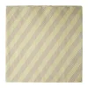 Stripe papieren servet 33x33 cm 20-pack, Yellow