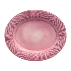 Stripes schotel 30x35 cm, Roze
