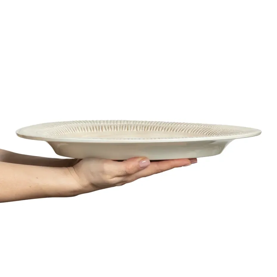 Stripes schotel 30x35 cm, Sand