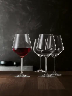 Style burgundy rodewijnglas 4-pack, 64 cl