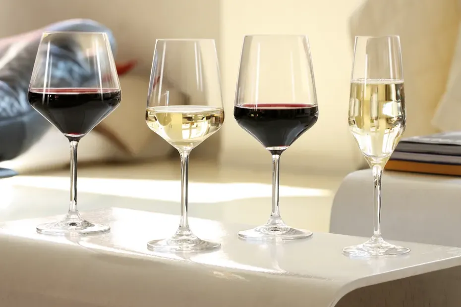 Style burgundy rodewijnglas 4-pack, 64 cl