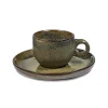 Surface espressokopje met schotel 10 cl, Indi grey