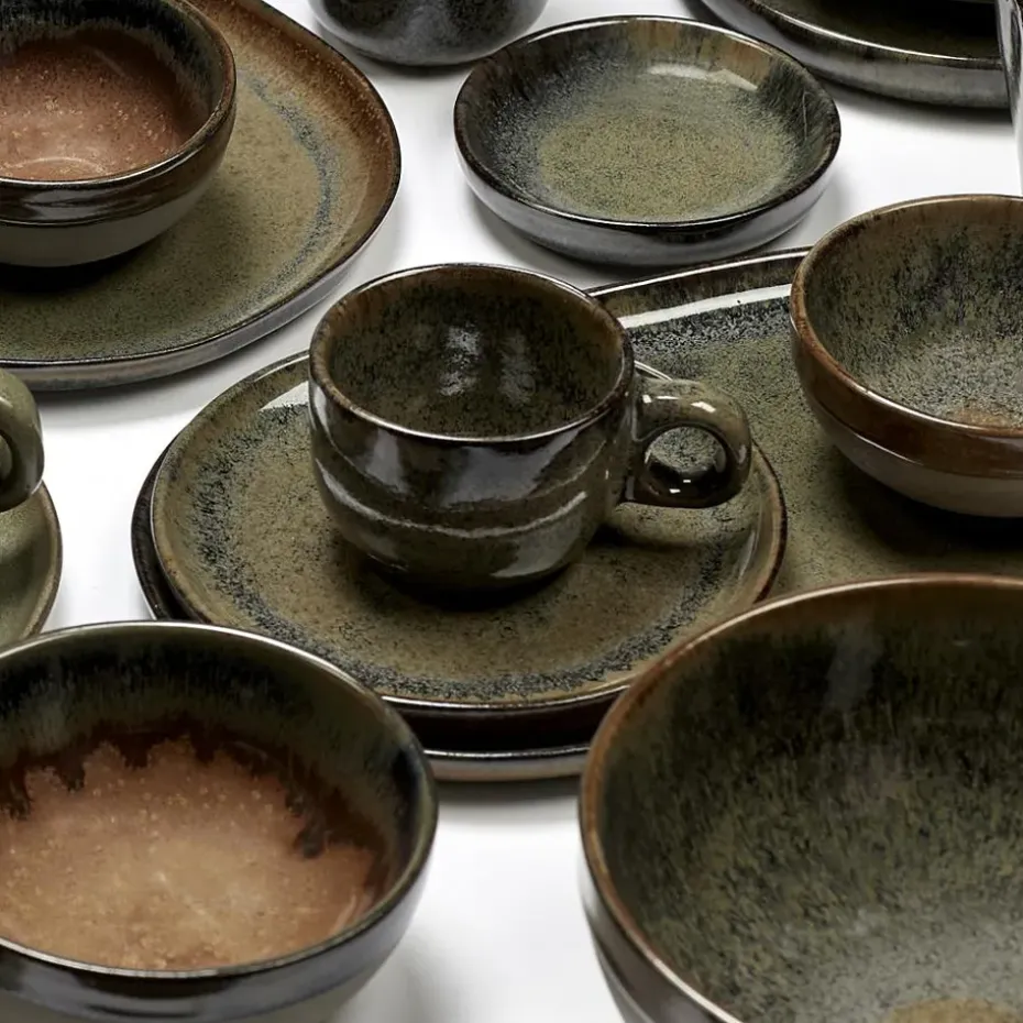 Surface espressokopje met schotel 10 cl, Indi grey