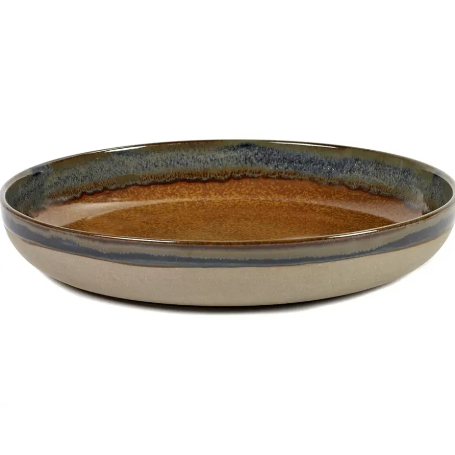 Surface serveerschotel 32 cm, Rusty brown