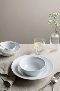 Swedish Grace diep bord Ø19 cm, snow (wit)