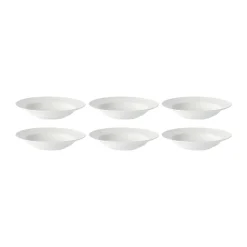 Swedish Grace diep bord Ø25 cm, snow (wit)