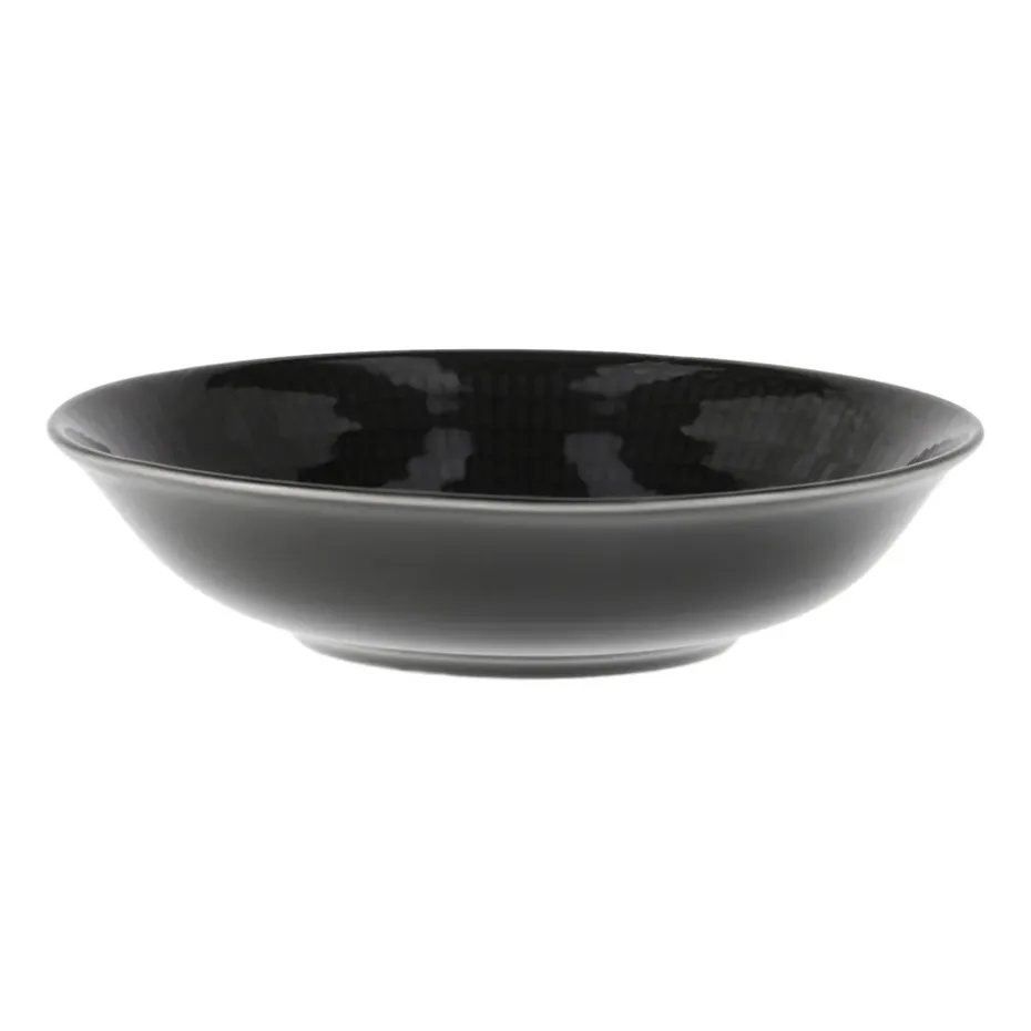 Swedish Grace diep bord Ø19 cm, stone (donker grijs)