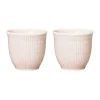 Swedish Grace eierdop 2-pack, Roos