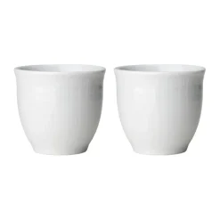 Swedish Grace eierdop 2-pack, Sneeuw