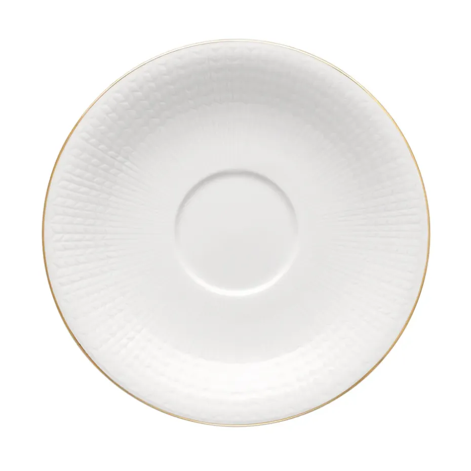 Swedish Grace Gala theekop met schotel, Wit