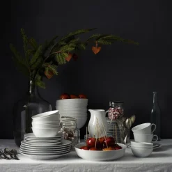 Swedish Grace schaal groot, snow (wit)