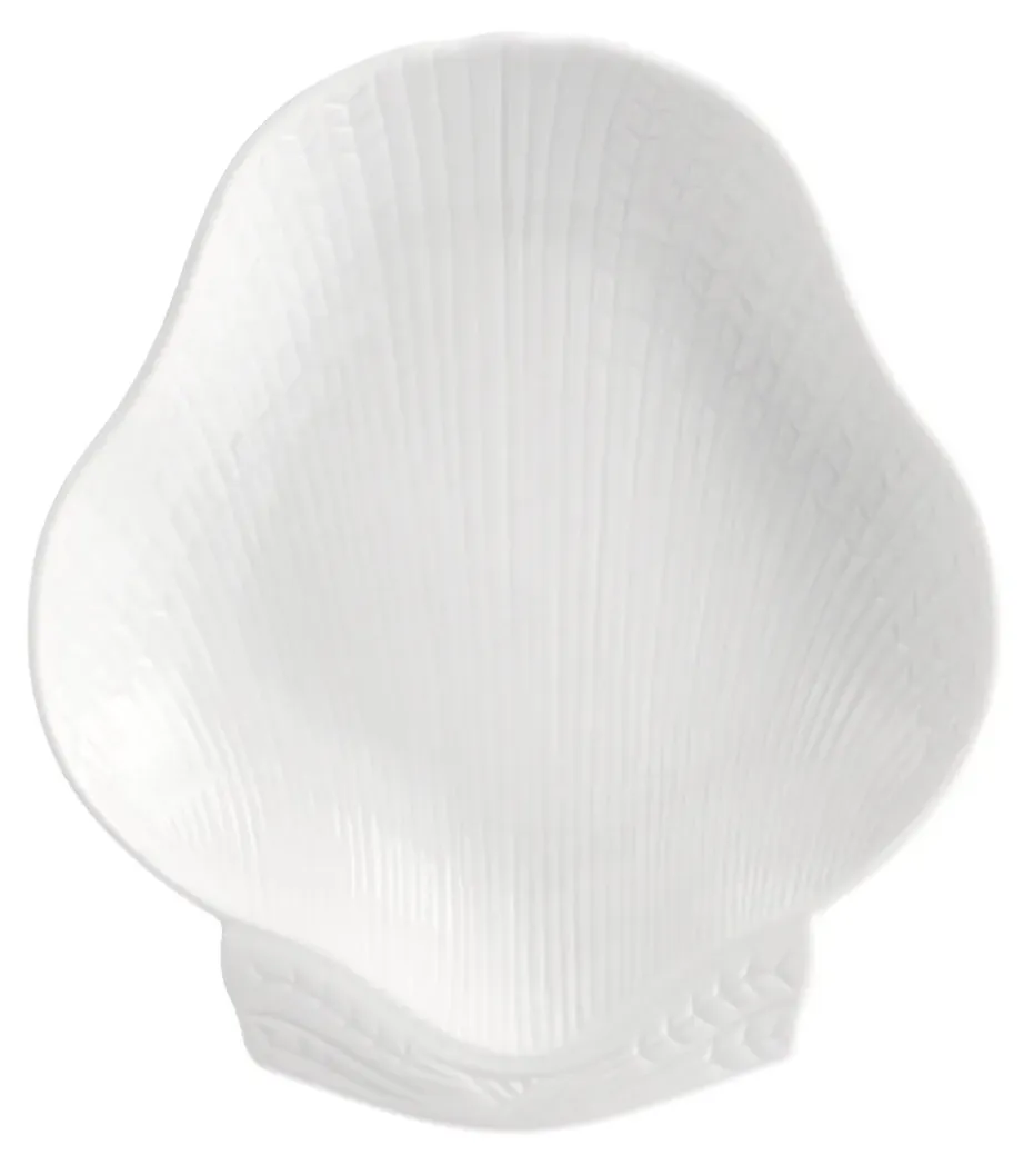 Swedish Grace schelpschaaltje 18x16 cm, Snö (wit)