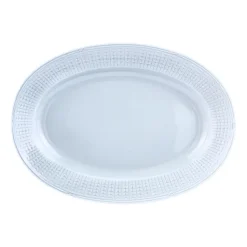 Swedish Grace schotel ovaal 32 cm, ice (lichtblauw)