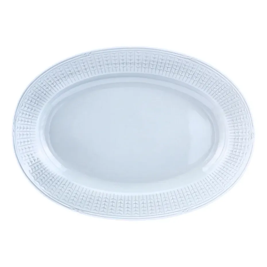 Swedish Grace schotel ovaal 32 cm, ice (lichtblauw)