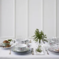 Swedish Grace Winter bord 27 cm, wit