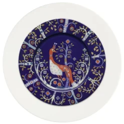 Taika bord 22 cm., blauw