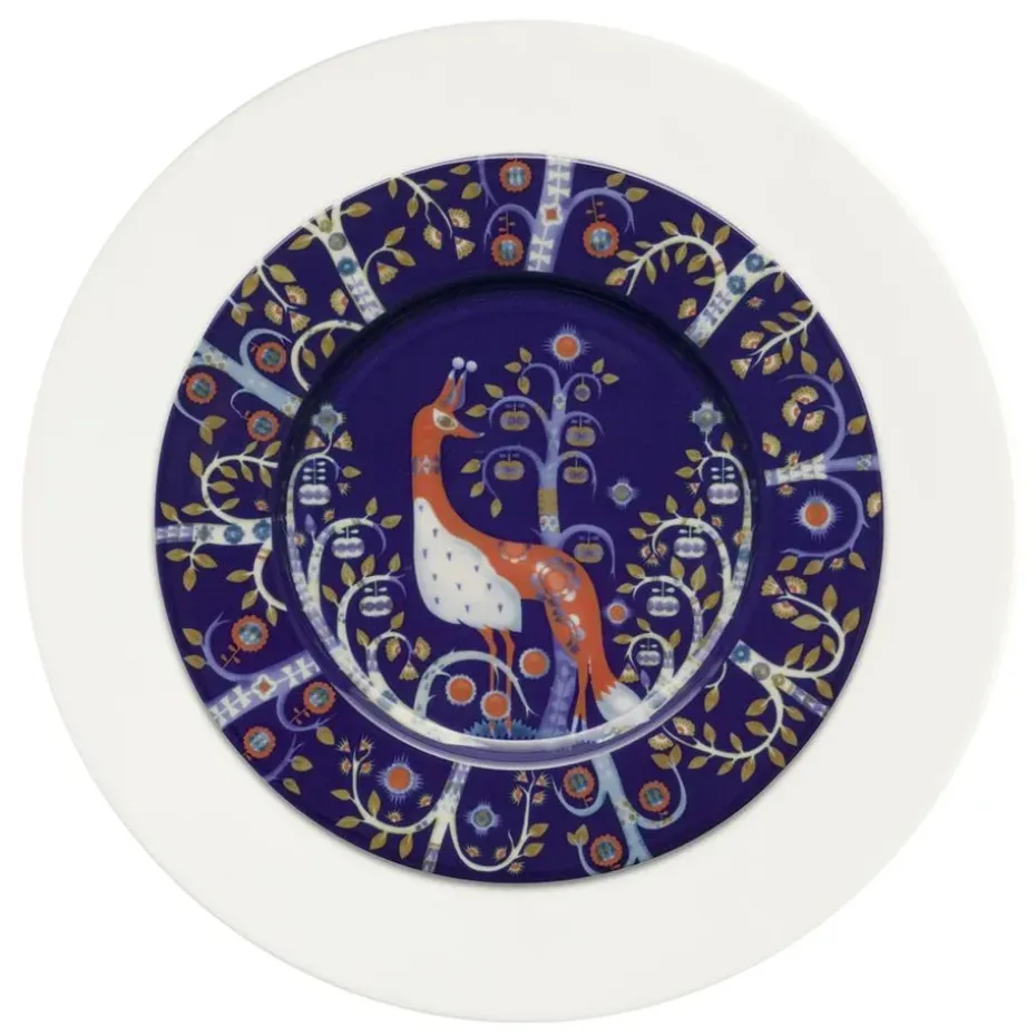 Taika bord 22 cm., blauw