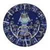 Taika bord 27 cm., blauw