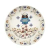 Taika diep bord 20 cm., wit patroon