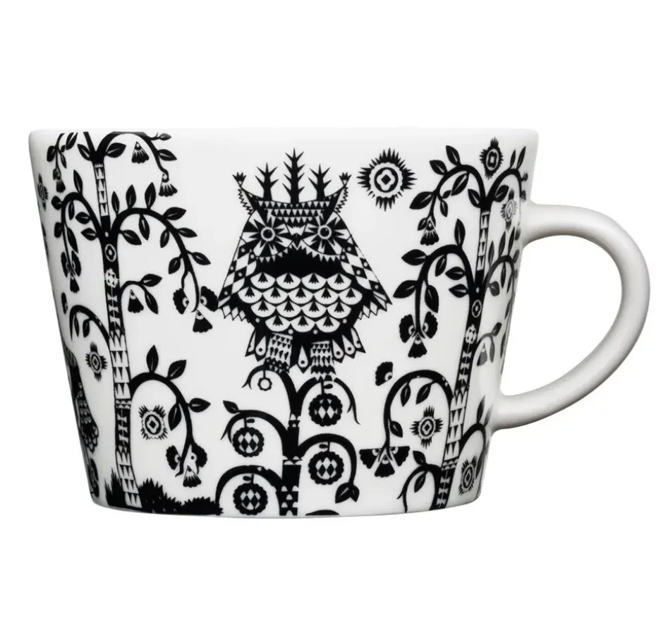 Taika koffiekop, zwart