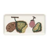 Taika Sato bord 12x24 cm, Wit-multi