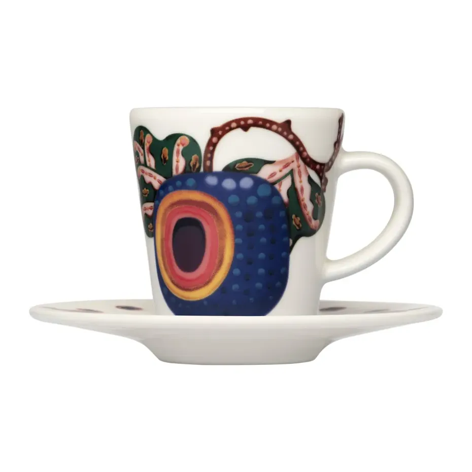 Taika Sato espressokopje 10 cl, Wit-multi