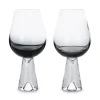 Tank wijnglazen 2-pack, Zwart