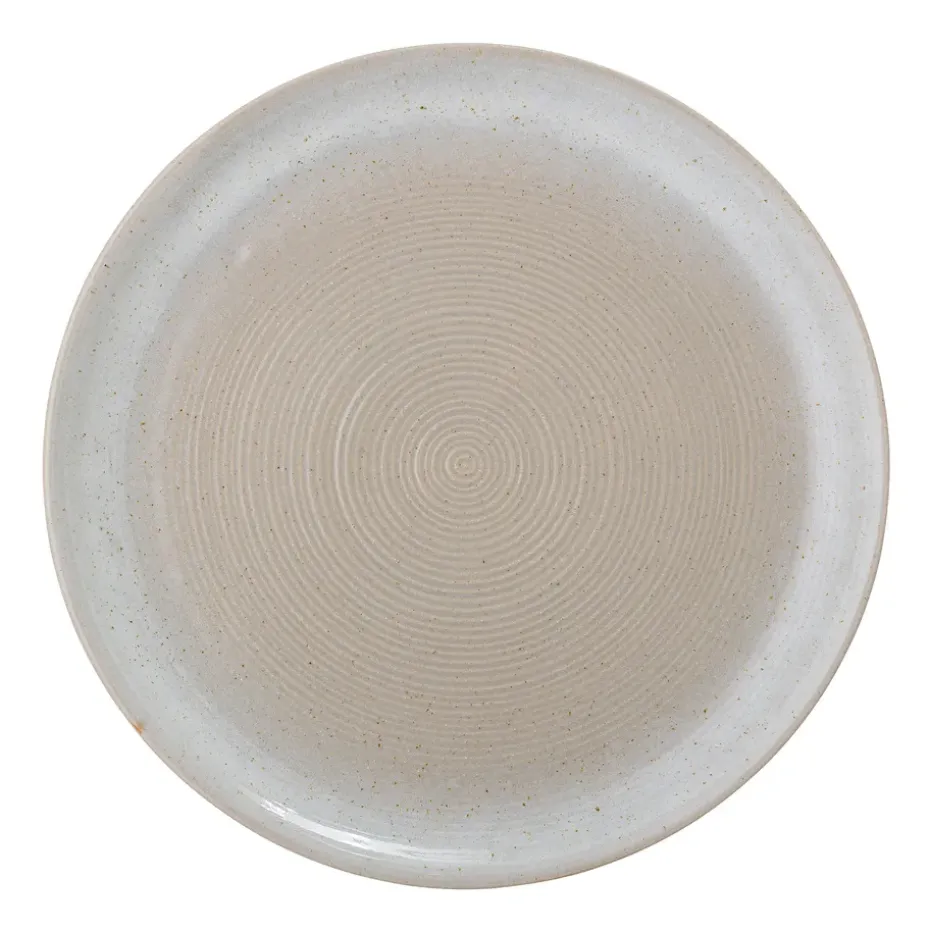 Taupe bord Ø27 cm, Grijs