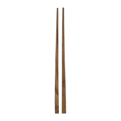 Teak eetstokjes 1 set, Bruin