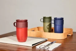 Ted reisbeker thermosbeker 28 cm, Wijnrood