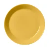 Teema bord Ø21 cm., Honing (geel)