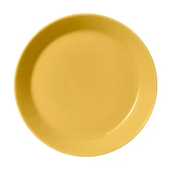 Teema bord Ø21 cm., Honing (geel)