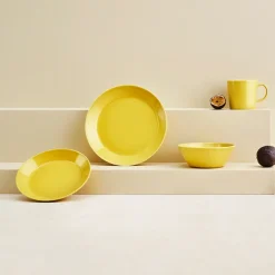 Teema bord Ø26 cm, Honing (geel)