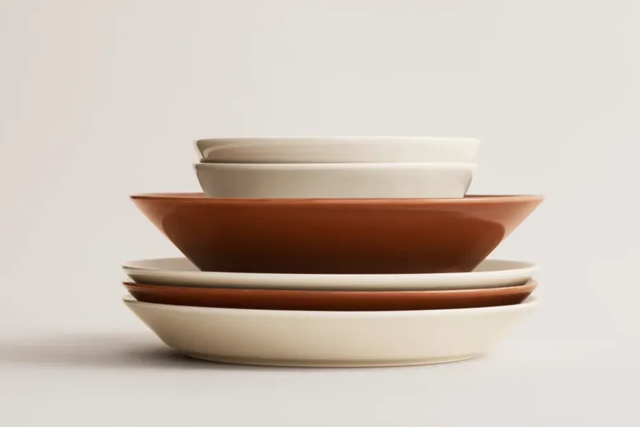 Teema bord Ø21 cm., Linnen