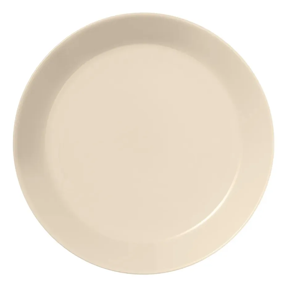 Teema bord 23 cm., Linnen