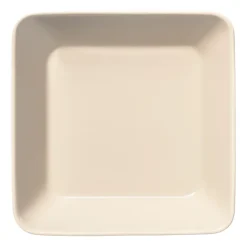 Teema bord vierkant 16 x 16 cm., Linnen