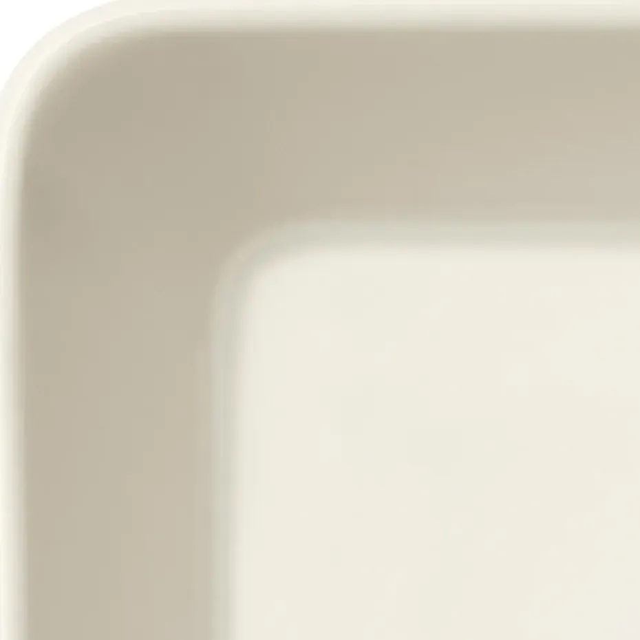 Teema bord vierkant 12 x 12 cm., wit