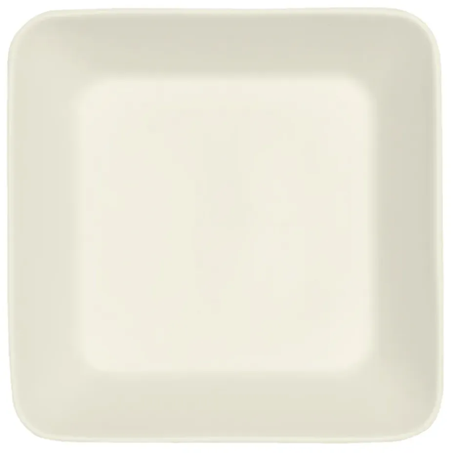 Teema bord vierkant 16 x 16 cm., wit