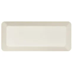 Teema rechthoekig bord 16 x 37 cm., wit