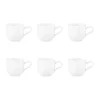Terra espressokopje 9 cl 6-pack, Wit