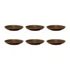 Terra koffieschotel Ø12 cm 6-pack, Earth Brown