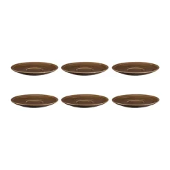 Terra koffieschotel Ø16,1 cm 6-pack, Earth Brown