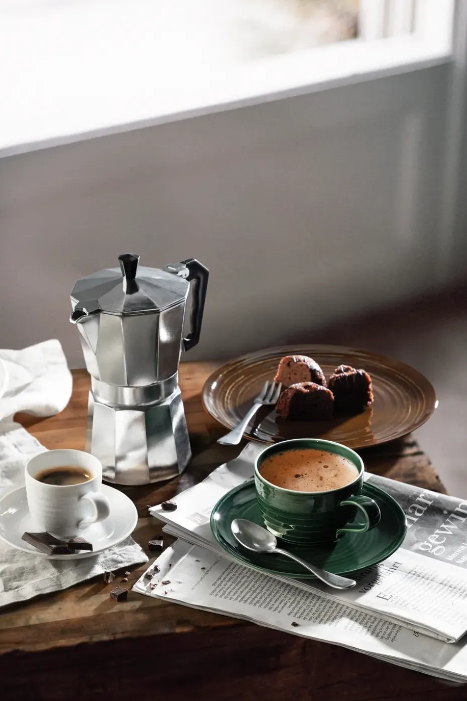 Terra koffieschotel Ø16,1 cm 6-pack, Earth Brown