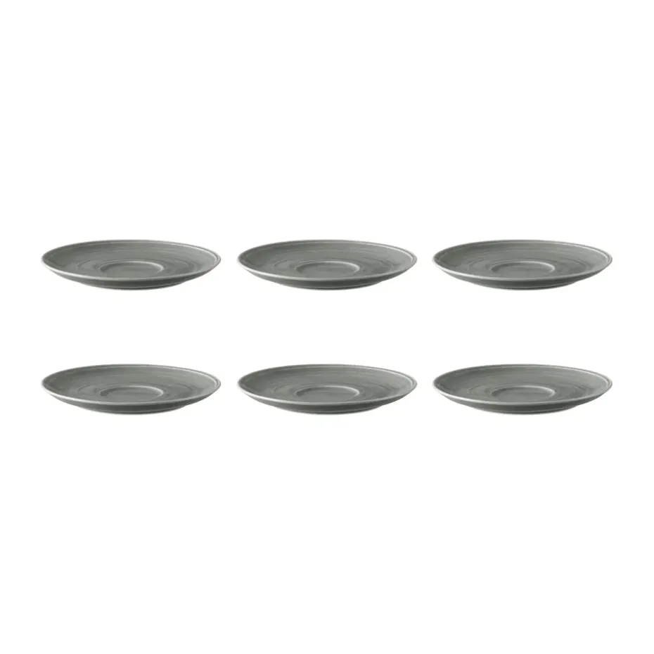 Terra koffieschotel Ø16,1 cm 6-pack, Pearl Grey