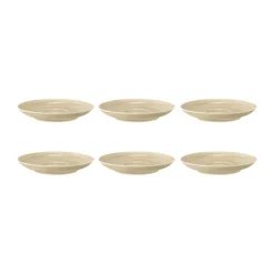 Terra koffieschotel Ø12 cm 6-pack, Sand Beige