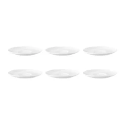Terra koffieschotel Ø12 cm 6-pack, Wit