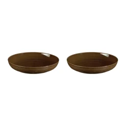 Terra schaal Ø28 cm 2-pack, Earth Brown
