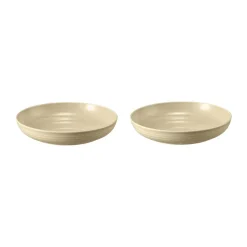 Terra schaal Ø28 cm 2-pack, Sand Beige